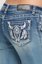 Load image into Gallery viewer, Steer Head Modify Mid Rise Boot Cut 32"