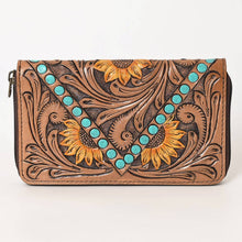 Load image into Gallery viewer, "Sunflower" Leather Wallet