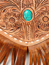 Load image into Gallery viewer, "Annie Oakley" Hand Tooled Western Leather Bag