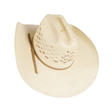 Load image into Gallery viewer, Vented Crown Bangora Straw Cowboy Hat - Style Cal