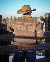 Load image into Gallery viewer, Sherpa-Lined Southwestern/Aztec Jacket