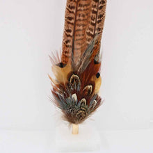 Load image into Gallery viewer, Western Feather Hat Pin Natural