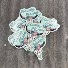 Load image into Gallery viewer, Howdy Honey Western Vinyl Die-Cut Sticker