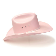 Load image into Gallery viewer, Pink Straw Western Cattleman Hat