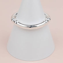 Load image into Gallery viewer, Silver Stretch Bangle with Balls Beads