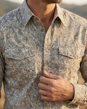 Load image into Gallery viewer, Men's Paisley Western Shirt- Frontier