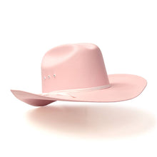 Load image into Gallery viewer, Pink Straw Western Cattleman Hat