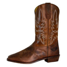 Load image into Gallery viewer, TuffRider Men's Old Faithful Wide Square Toe Western Boot