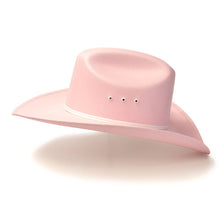 Load image into Gallery viewer, Pink Straw Western Cattleman Hat