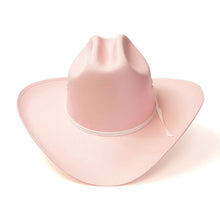 Load image into Gallery viewer, Pink Straw Western Cattleman Hat