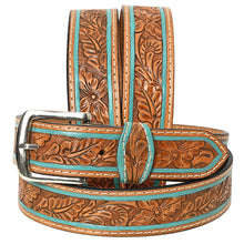 Load image into Gallery viewer, HILASON Hand Tooled Leather Belt