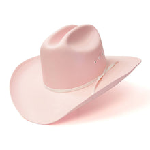 Load image into Gallery viewer, Pink Straw Western Cattleman Hat