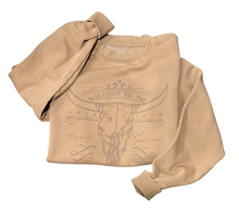 Load image into Gallery viewer, WELCOME TO THE RODEO MINERAL SWEATSHIRTS