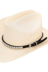 Crystal 'Bling' Buckle Hat Band