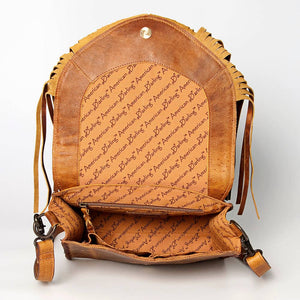 "Annie Oakley" Hand Tooled Western Leather Bag