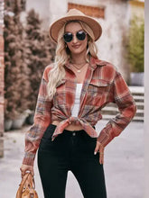 Load image into Gallery viewer, Oversized Plaid Shirt
