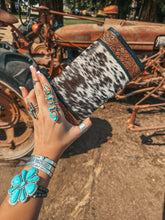 Load image into Gallery viewer, Turquoise Tooled Wallet
