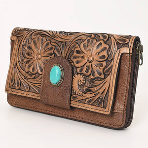 Tooled Leather Wallet