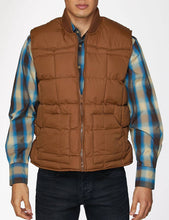 Load image into Gallery viewer, Men's Western Nylon Vest-Cognac
