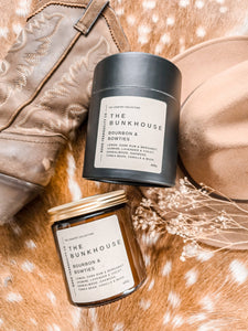 THE BUNKHOUSE CANDLE - Bourbon & Bowties