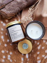 Load image into Gallery viewer, THE BUNKHOUSE CANDLE - Bourbon &amp; Bowties
