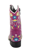 Load image into Gallery viewer, TuffRider Toddler Floral Cowgirl Western Boot
