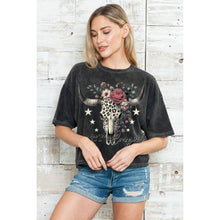 Load image into Gallery viewer, Should've Been a Cowgirl Mineral Wash Crop Top
