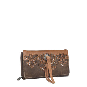 Montana West Boot Scroll Wallet