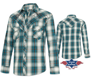 Western Shirt - Jeff Blue