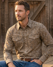 Load image into Gallery viewer, Men's Paisley Western Shirt - Heritage
