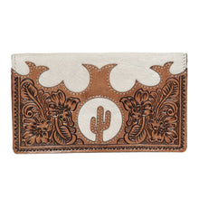 Load image into Gallery viewer, Tooling Leather Slim Cowhide Wallet – Sandy
