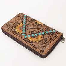 Load image into Gallery viewer, &quot;Sunflower&quot; Leather Wallet
