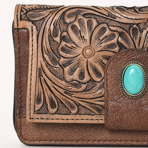 Tooled Leather Wallet