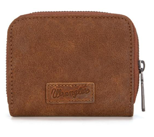 Wrangler Western Tooled Wallet - Turquoise