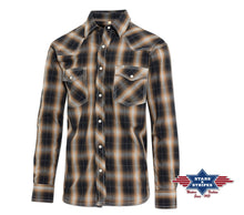 Load image into Gallery viewer, Western Checkered Shirt - Tanner
