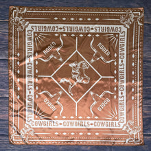 Load image into Gallery viewer, RODEO COWGIRLS PRINT SILK SCARF
