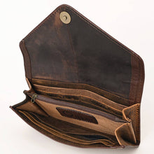 Load image into Gallery viewer, Sunflower Leather &amp; Cowhide Wallet
