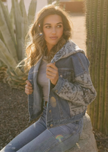 Load image into Gallery viewer, Aztec Denim Jacket
