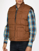 Load image into Gallery viewer, Men's Western Nylon Vest-Cognac

