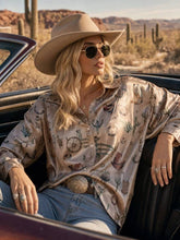 Load image into Gallery viewer, WESTERN PRINT SHIRT
