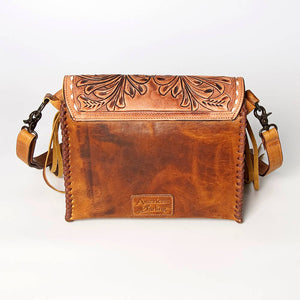 "Annie Oakley" Hand Tooled Western Leather Bag