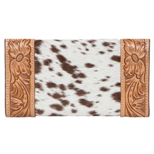 Load image into Gallery viewer, Tooled Leather Trifold Cowhide Wallet
