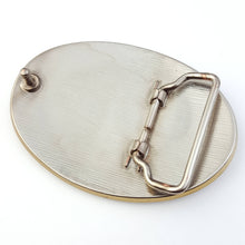 Load image into Gallery viewer, Western Oval Buckle with Cactus Design
