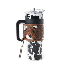 Load image into Gallery viewer, Wide Wyoming Tumbler In Black and White
