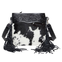 Load image into Gallery viewer, Tooling Leather Medium Sling Cowhide Bag
