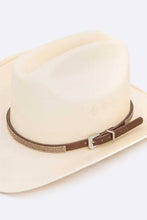 Load image into Gallery viewer, Crystal Embellished Leather Hat Belt
