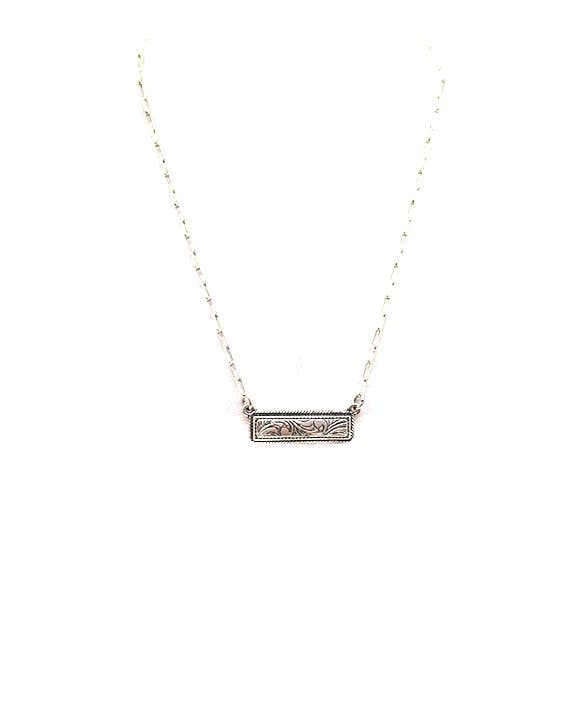 Western Dainty Bar Necklace