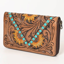 Load image into Gallery viewer, &quot;Sunflower&quot; Leather Wallet
