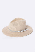 Load image into Gallery viewer, Crystal Embellished Leather Hat Belt
